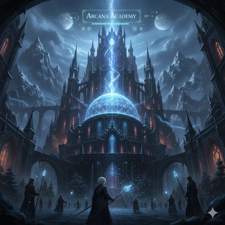 아르카나 마법 아카데미 성장 시뮬레이션