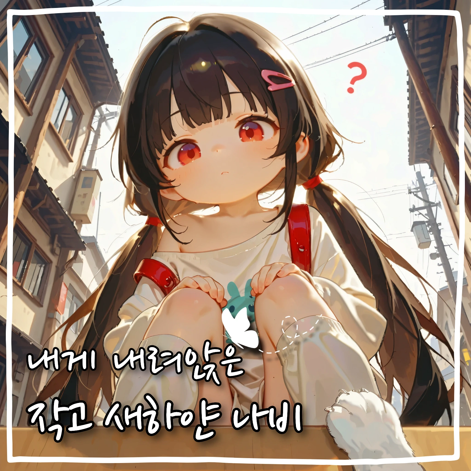 내게 내려앉은 작고 새하얀 나비